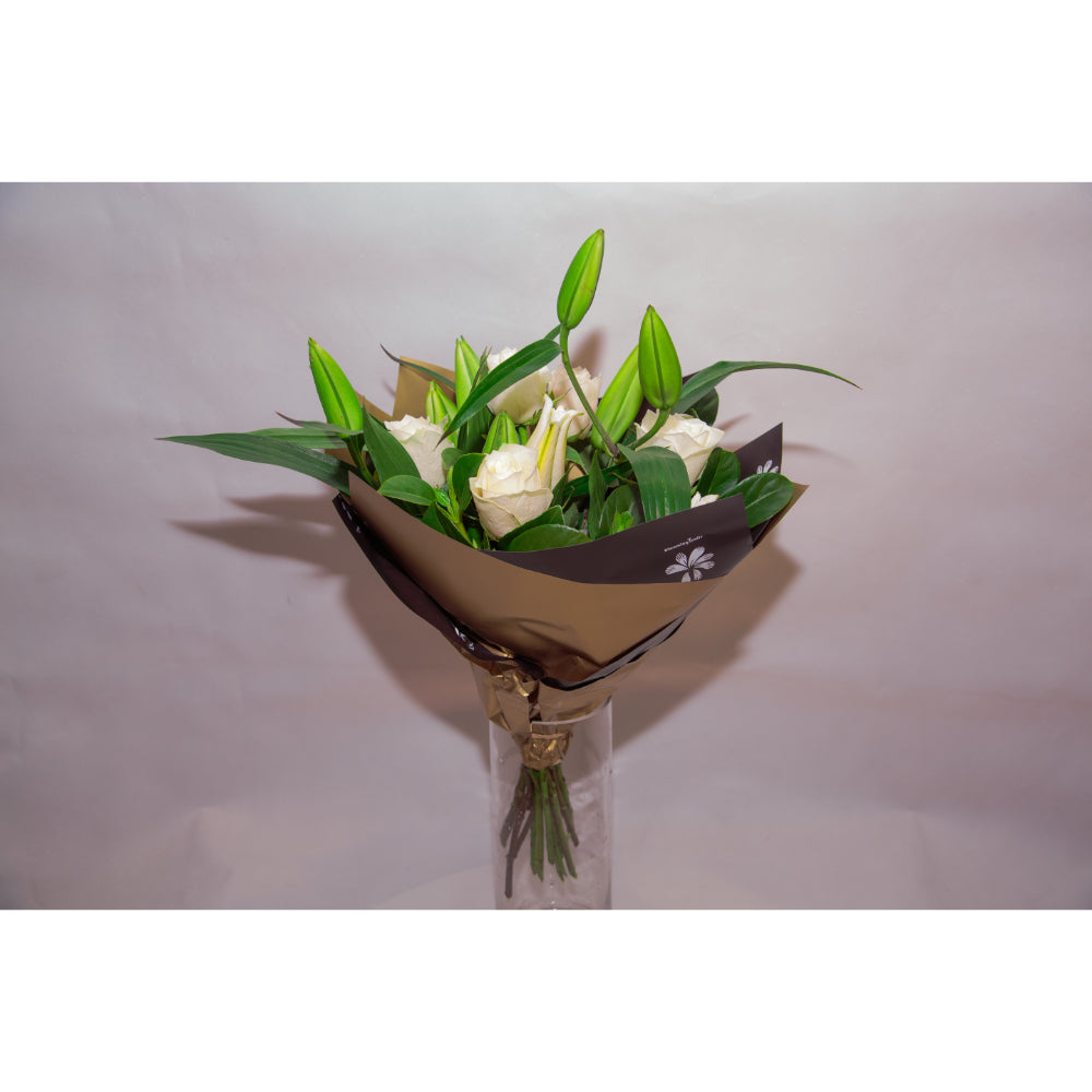 
                  
                    White Roses & Lilies
                  
                
